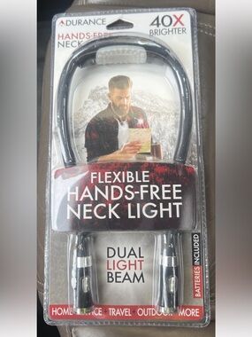 Flexible Hands-Free Neck Light - Black